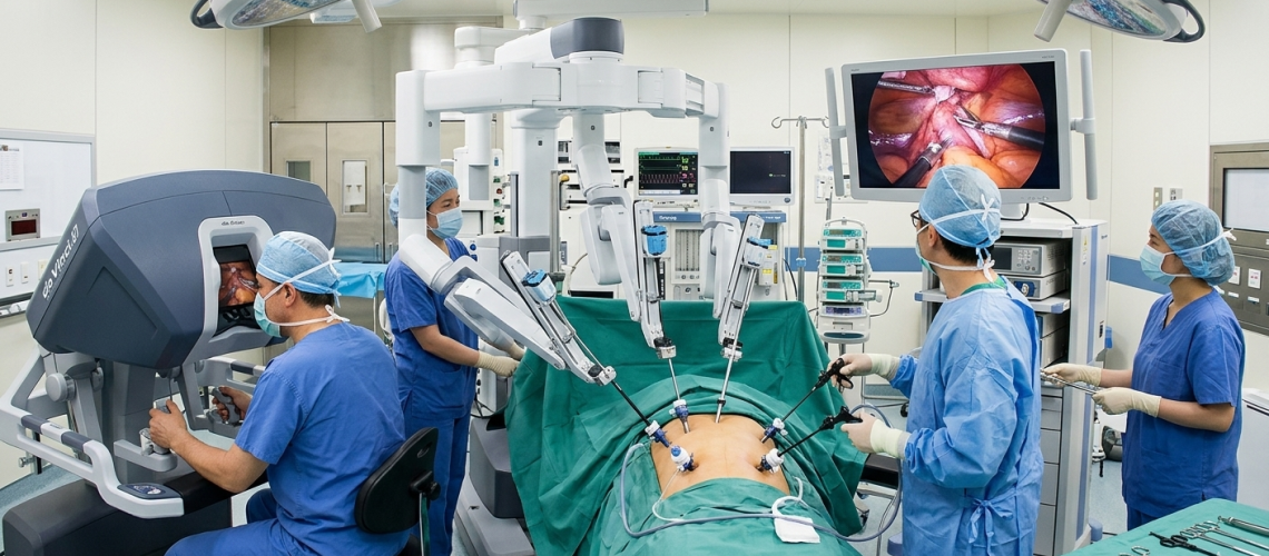 Cirurgia Robótica e Laparoscópica